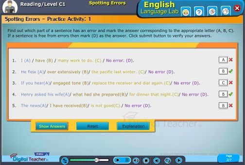 Find out which part of a sentence has an error and mark thr answer.